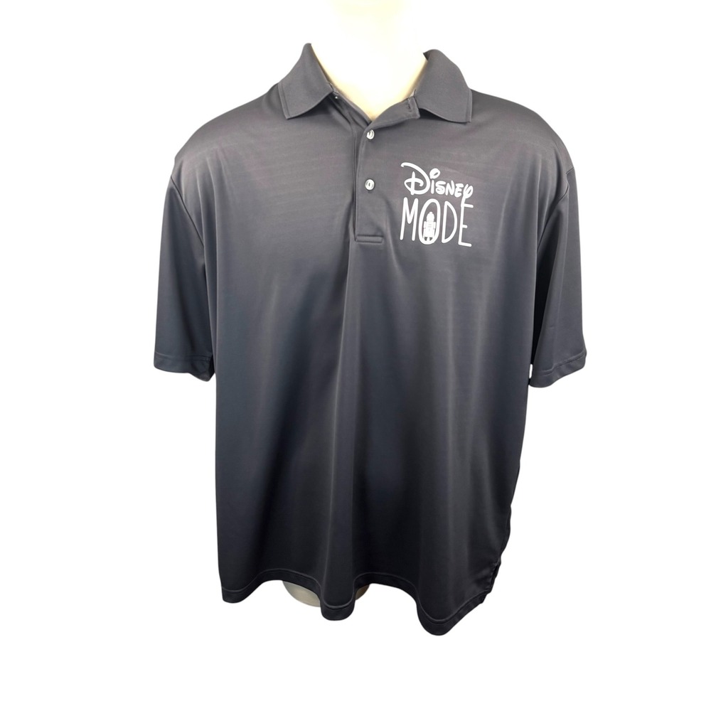 Ben Hogan Performance Disney Mode Polo Shirt Mens 3XL Gray Short Sleeve Golf Tee
